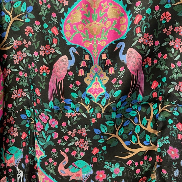 Sandro Ivea Silk Floral Top with puffy sleeves | Size Small - Picture 6 of 14